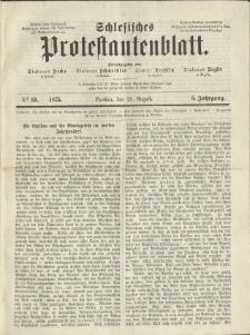 Schlesisches Protestantenblatt. 1875.08.28 Jg.5 No35