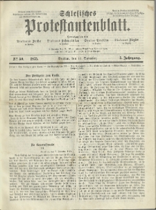 Schlesisches Protestantenblatt. 1875.12.11 Jg.5 No50