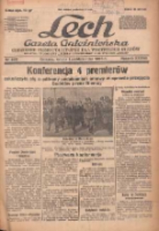 Lech.Gazeta Gnieźnieńska: codzienne pismo polityczne dla wszystkich stan&oacute;w. Dodatki: tygodniowy "Lechita" i powieściowy oraz dwutygodnik "Leszek" 1938.10.01 R.38 Nr225