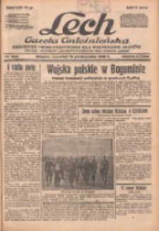Lech.Gazeta Gnieźnieńska: codzienne pismo polityczne dla wszystkich stan&oacute;w. Dodatki: tygodniowy "Lechita" i powieściowy oraz dwutygodnik "Leszek" 1938.10.13 R.38 Nr235