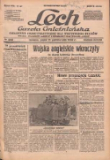 Lech.Gazeta Gnieźnieńska: codzienne pismo polityczne dla wszystkich stan&oacute;w. Dodatki: tygodniowy "Lechita" i powieściowy oraz dwutygodnik "Leszek" 1938.10.21 R.38 Nr242