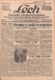 Lech.Gazeta Gnieźnieńska: codzienne pismo polityczne dla wszystkich stan&oacute;w. Dodatki: tygodniowy "Lechita" i powieściowy oraz dwutygodnik "Leszek" 1938.10.29 R.38 Nr249