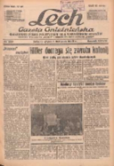 Lech.Gazeta Gnieźnieńska: codzienne pismo polityczne dla wszystkich stan&oacute;w. Dodatki: tygodniowy "Lechita" i powieściowy oraz dwutygodnik "Leszek" 1938.11.11 R.38 Nr259