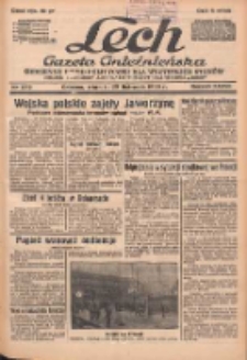 Lech.Gazeta Gnieźnieńska: codzienne pismo polityczne dla wszystkich stan&oacute;w. Dodatki: tygodniowy "Lechita" i powieściowy oraz dwutygodnik "Leszek" 1938.11.29 R.38 Nr273