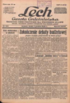 Lech.Gazeta Gnieźnieńska: codzienne pismo polityczne dla wszystkich stan&oacute;w. Dodatki: tygodniowy "Lechita" i powieściowy oraz dwutygodnik "Leszek" 1938.12.07 R.38 Nr280
