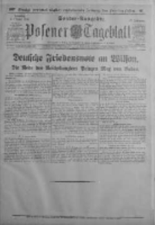 Posener Tageblatt 1918.10.06 Jg.57 Sonder Ausgabe