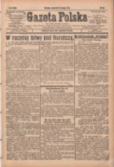 Gazeta Polska: codzienne pismo polsko-katolickie dla wszystkich stanów 1931.02.19 R.35 Nr40