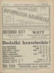 Informator Krawiecki: organ wychodzący z Pierwszej Polskiej Akademji Kroju i M&oacute;d w Poznaniu 1924.10.27 R.3 Nr16