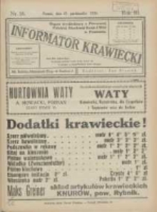 Informator Krawiecki: organ wychodzący z Pierwszej Polskiej Akademji Kroju i Mód w Poznaniu 1924.10.27 R.3 Nr16