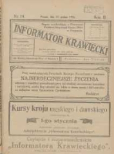 Informator Krawiecki: organ wychodzący z Pierwszej Polskiej Akademji Kroju i Mód w Poznaniu 1924.12.19 R.3 Nr19