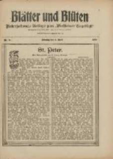 Bl&auml;tter und Bl&uuml;ten: unterhaltungs-Beilage zum "Wollsteiner Tageblatt" 1909.04.04 Nr14