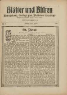 Blätter und Blüten: unterhaltungs-Beilage zum "Wollsteiner Tageblatt" 1909.04.04 Nr14