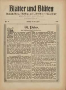 Bl&auml;tter und Bl&uuml;ten: unterhaltungs-Beilage zum "Wollsteiner Tageblatt" 1909.04.18 Nr16
