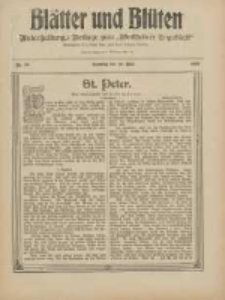 Bl&auml;tter und Bl&uuml;ten: unterhaltungs-Beilage zum "Wollsteiner Tageblatt" 1909.05.16 Nr20