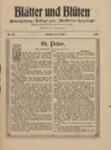 Blätter und Blüten: unterhaltungs-Beilage zum "Wollsteiner Tageblatt" 1909.06.06 Nr23