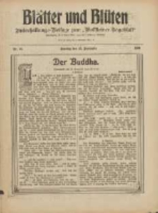 Bl&auml;tter und Bl&uuml;ten: unterhaltungs-Beilage zum "Wollsteiner Tageblatt" 1909.09.12 Nr36