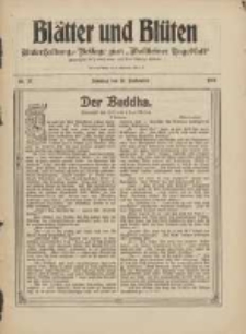Bl&auml;tter und Bl&uuml;ten: unterhaltungs-Beilage zum "Wollsteiner Tageblatt" 1909.09.19 Nr37