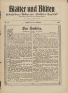 Blätter und Blüten: unterhaltungs-Beilage zum "Wollsteiner Tageblatt" 1909.09.19 Nr37