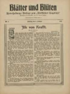 Blätter und Blüten: unterhaltungs-Beilage zum "Wollsteiner Tageblatt" 1910.02.06 Nr5