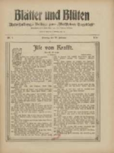 Blätter und Blüten: unterhaltungs-Beilage zum "Wollsteiner Tageblatt" 1910.02.20 Nr7