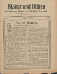 Blätter und Blüten: unterhaltungs-Beilage zum "Wollsteiner Tageblatt" 1910.03.13 Nr10