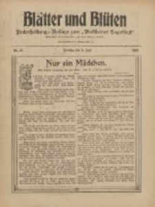 Blätter und Blüten: unterhaltungs-Beilage zum "Wollsteiner Tageblatt" 1910.06.05 Nr21