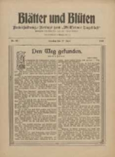 Bl&auml;tter und Bl&uuml;ten: unterhaltungs-Beilage zum "Wollsteiner Tageblatt" 1910.06.12 Nr22