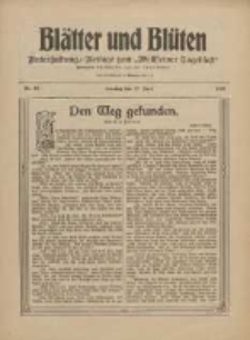 Blätter und Blüten: unterhaltungs-Beilage zum "Wollsteiner Tageblatt" 1910.06.12 Nr22