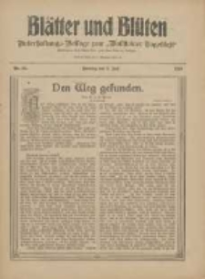 Bl&auml;tter und Bl&uuml;ten: unterhaltungs-Beilage zum "Wollsteiner Tageblatt" 1910.07.09 Nr26