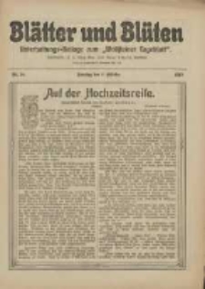 Bl&auml;tter und Bl&uuml;ten: unterhaltungs-Beilage zum "Wollsteiner Tageblatt" 1910.10.09 Nr39