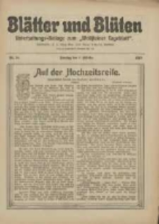 Blätter und Blüten: unterhaltungs-Beilage zum "Wollsteiner Tageblatt" 1910.10.09 Nr39