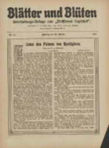 Blätter und Blüten: unterhaltungs-Beilage zum "Wollsteiner Tageblatt" 1910.10.23 Nr41