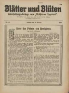 Bl&auml;tter und Bl&uuml;ten: unterhaltungs-Beilage zum "Wollsteiner Tageblatt" 1910.10.30 Nr42