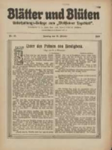 Blätter und Blüten: unterhaltungs-Beilage zum "Wollsteiner Tageblatt" 1910.10.30 Nr42