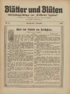 Blätter und Blüten: unterhaltungs-Beilage zum "Wollsteiner Tageblatt" 1910.11.06 Nr43
