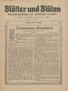 Bl&auml;tter und Bl&uuml;ten: unterhaltungs-Beilage zum "Wollsteiner Tageblatt" 1911.02.19 Nr8