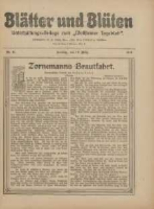 Bl&auml;tter und Bl&uuml;ten: unterhaltungs-Beilage zum "Wollsteiner Tageblatt" 1911.03.12 Nr11