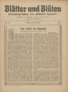 Bl&auml;tter und Bl&uuml;ten: unterhaltungs-Beilage zum "Wollsteiner Tageblatt" 1911.07.16 Nr28