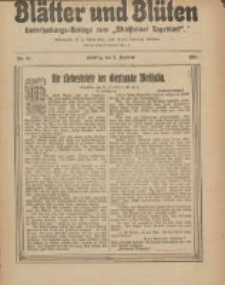 Bl&auml;tter und Bl&uuml;ten: unterhaltungs-Beilage zum "Wollsteiner Tageblatt" 1911.12.03 Nr48