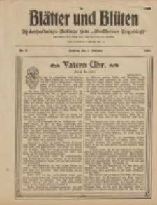 Bl&auml;tter und Bl&uuml;ten: unterhaltungs-Beilage zum "Wollsteiner Tageblatt" 1908.02.02 Nr5