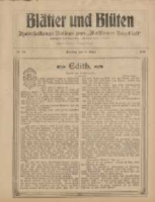 Bl&auml;tter und Bl&uuml;ten: unterhaltungs-Beilage zum "Wollsteiner Tageblatt" 1908.03.08 Nr10
