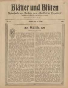 Bl&auml;tter und Bl&uuml;ten: unterhaltungs-Beilage zum "Wollsteiner Tageblatt" 1908.03.15 Nr11