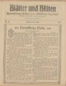 Blätter und Blüten: unterhaltungs-Beilage zum "Wollsteiner Tageblatt" 1908.05.31 Nr22