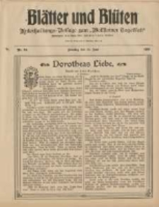 Blätter und Blüten: unterhaltungs-Beilage zum "Wollsteiner Tageblatt" 1908.06.14 Nr24