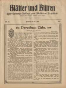Blätter und Blüten: unterhaltungs-Beilage zum "Wollsteiner Tageblatt" 1908.06.21 Nr25