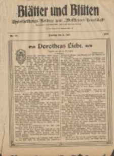 Bl&auml;tter und Bl&uuml;ten: unterhaltungs-Beilage zum "Wollsteiner Tageblatt" 1908.07.05 Nr27