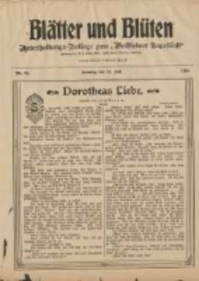 Bl&auml;tter und Bl&uuml;ten: unterhaltungs-Beilage zum "Wollsteiner Tageblatt" 1908.07.12 Nr28
