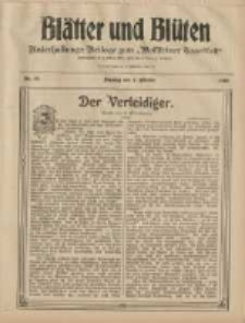 Bl&auml;tter und Bl&uuml;ten: unterhaltungs-Beilage zum "Wollsteiner Tageblatt" 1908.10.04 Nr40