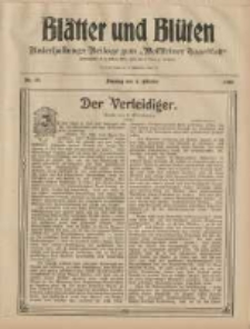Blätter und Blüten: unterhaltungs-Beilage zum "Wollsteiner Tageblatt" 1908.10.04 Nr40