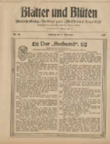 Bl&auml;tter und Bl&uuml;ten: unterhaltungs-Beilage zum "Wollsteiner Tageblatt" 1908.11.01 Nr44
